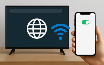 Як роздати інтернет із телефону на SMART телевізор?