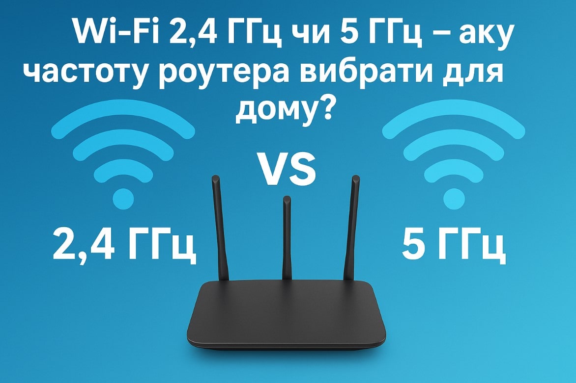 Wi-Fi 2.4 ГГц чи 5 ГГц – яку частоту вибрати для дому