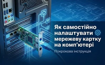 Як самостійно налаштувати мережеву картку на комп’ютері – покрокова інструкція