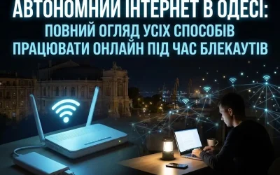 Автономний інтернет в Одесі під час блекаутів: повний гід з усіма способами підключення